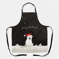 Merry Christmas Polar Bear! Apron