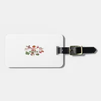 Tis The Season Christmas Acrylic Block Luggage Tag