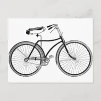 Vintage Bicycle Postcard