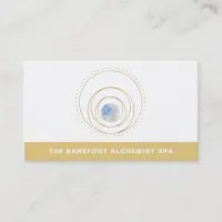 *~*  Geometric Cosmic  Boho Gold Sacred Geometry Business Card