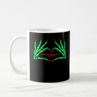 Skeleton Hands - Funny Halloween Coffee Mug