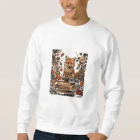 Cottagecore Aesthetic With Book Cute Goblincore Mi Sweatshirt