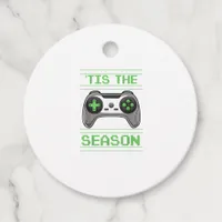 Tis The Season Video Games Christmas Xmas Gamer Favor Tags