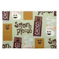 Cute Fun Smore Ingredients Pattern Placemat