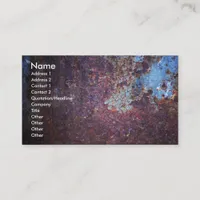 Blue Rust Business Card
