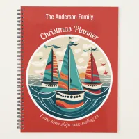 I Saw Three Ships Sailing Nautical Boats Christmas Planner