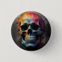 Skull colored head button