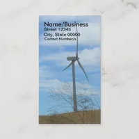 Bus. Card - Wind Turbine