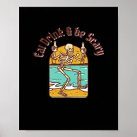 Eat Drink And Be Scary Simple Clean Poster