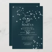 Wedding | Elegant Seaside Driftwood Tulle Arbor Invitation