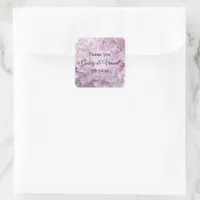 Soft Pink Hydrangea Wedding Thank You Favor Tags