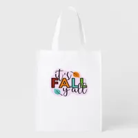 It’s Fall Y’all Casual Funny Grocery Bag