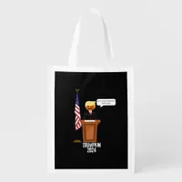 Trumpkin Let's Make Halloween Great Again Classic Grocery Bag