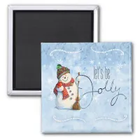 Jolly Snowman ID841 Magnet