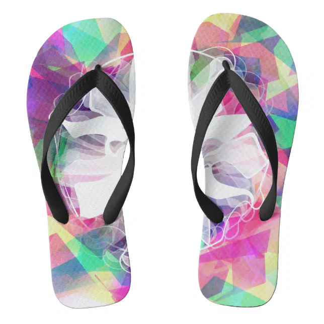 Evanescent flower flip flops