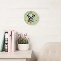 Sheep Ballerina Round Clock