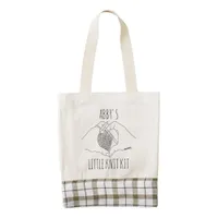 Knitting Heart Hands Line Drawing Zazzle HEART Tote Bag