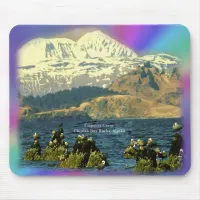 Emperor Geese on Chiniak Bay near Chiniak, Alaska Mouse Pad