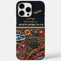 Creative Eye Design with Vibrant Colors iPhone 16 Pro Max Case