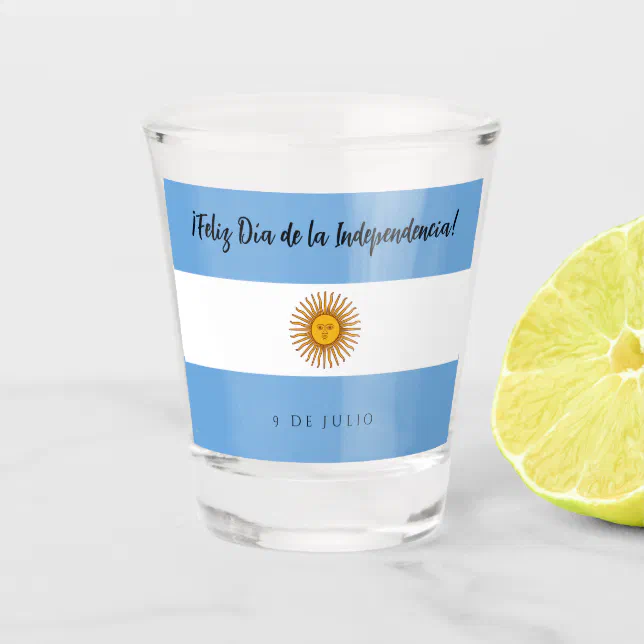 Argentina Independence Day Flag Shot Glass