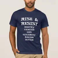 Rise and Resist | Anti Donald Trump T-Shirt