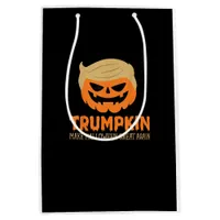Trumpkin Make Halloween Great Again Jack O Lantern Medium Gift Bag