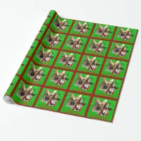 Merry Christmas German Shepherd Wrapping Paper