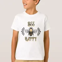 Bee Happy | Vintage Colors Honey Bee T-Shirt