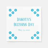 Blue Polka-dot Special Event Napkins