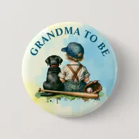 Grandma To Be | Cute Baby Shower  Button