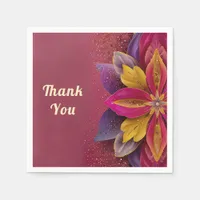 Thank you favor wedding gift bags napkins