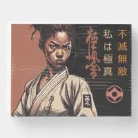 I am Kyokushin - Unbreakable, Unstoppable, Karate Wooden Box Sign