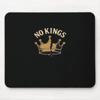No Kings Minimal Clean Mouse Pad