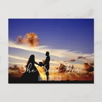 She Said Yes Postcard