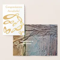 Infinity Symbol   - Congratulations Customize Foil Card