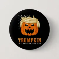 Trumpkin - Best Halloween Costume Tri-Blend Button