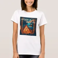 Let's Sleep Under the Stars | Camping Art T-Shirt