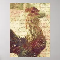 Vintage Chicken Poster