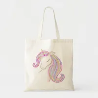 Pretty Unicorn Tote Bag