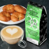 Elegant 38th Emerald Wedding Anniversary Roasted Coffee