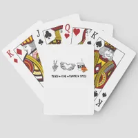 Heart And Hands Skeleton Heart Hands Soft Poker Cards