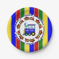 Its a Boy, Choo Choo Train Baby Shower Party Paper Plates