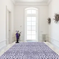 Classy Cheetah Skin Pattern Violet ID915 Rug