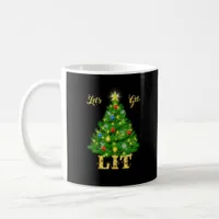 Let's Get Lit Christmas Christmas Coffee Mug