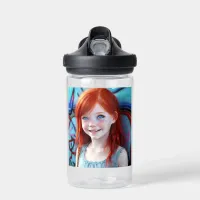 Tribal Kids | Pretty Little Redhead Girl  Water Bottle