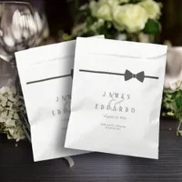 Tailored Black Tie Wedding Thank You ID1090 Favor Bag