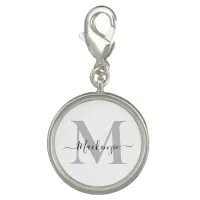 Personalize Monogram Initial Name Charm