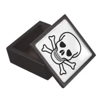Skull and Crossbones Jewelry Box
