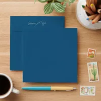 Blue Jay Wedding Stationery Envelope