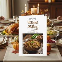 Happy National Stuffing Day | November 21st Card